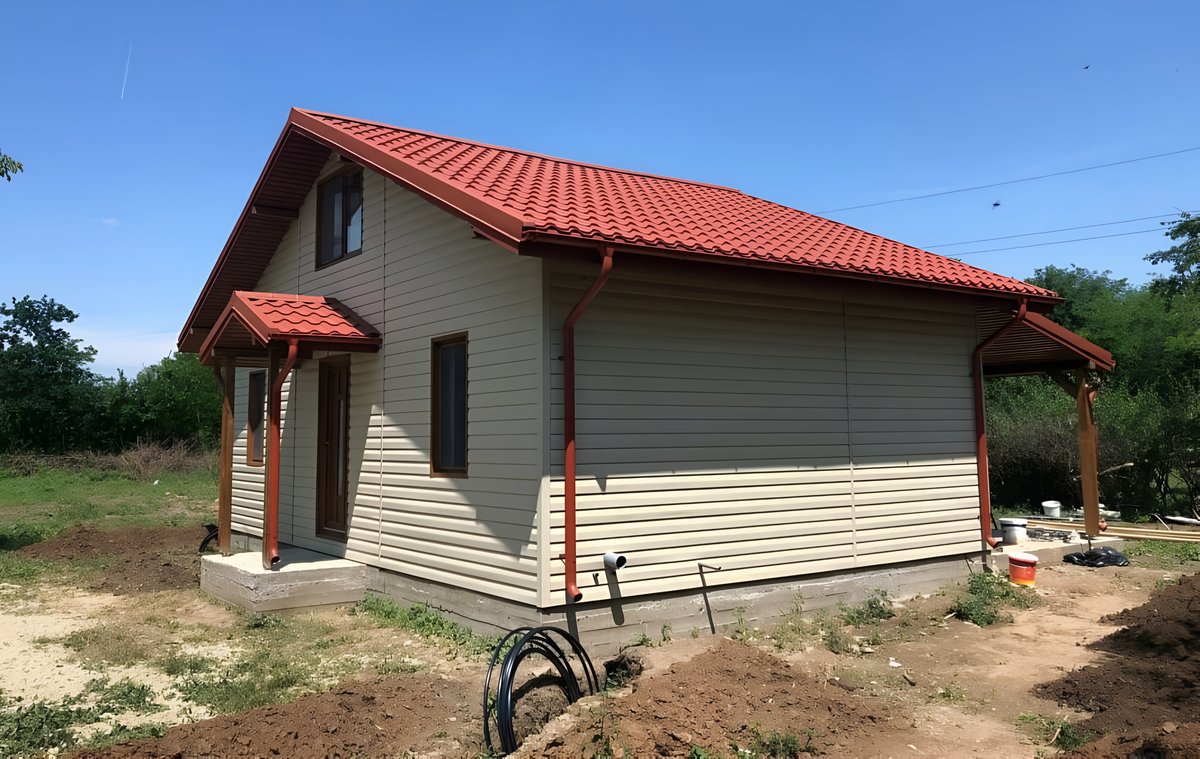 Casă modulară finalizată