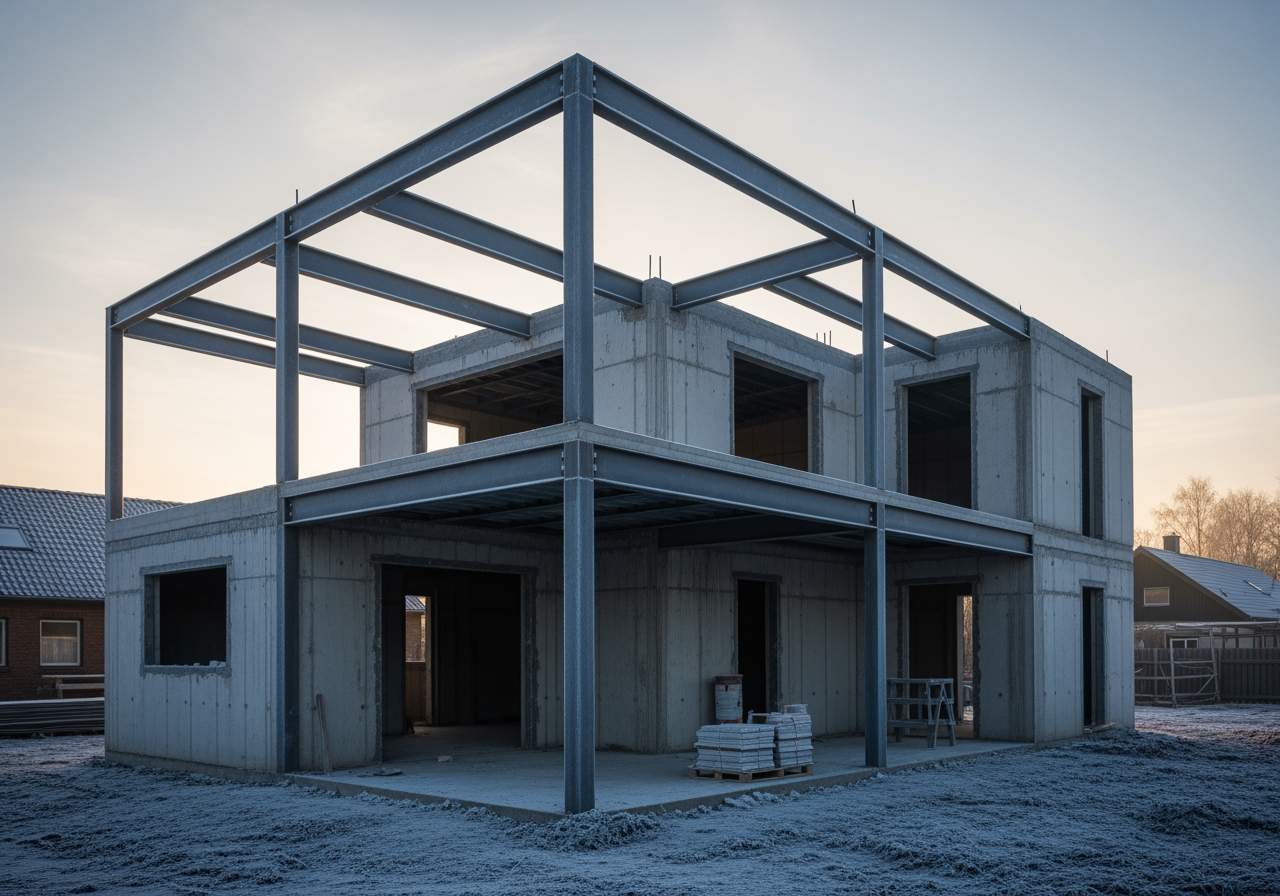 Construcție casă modulară